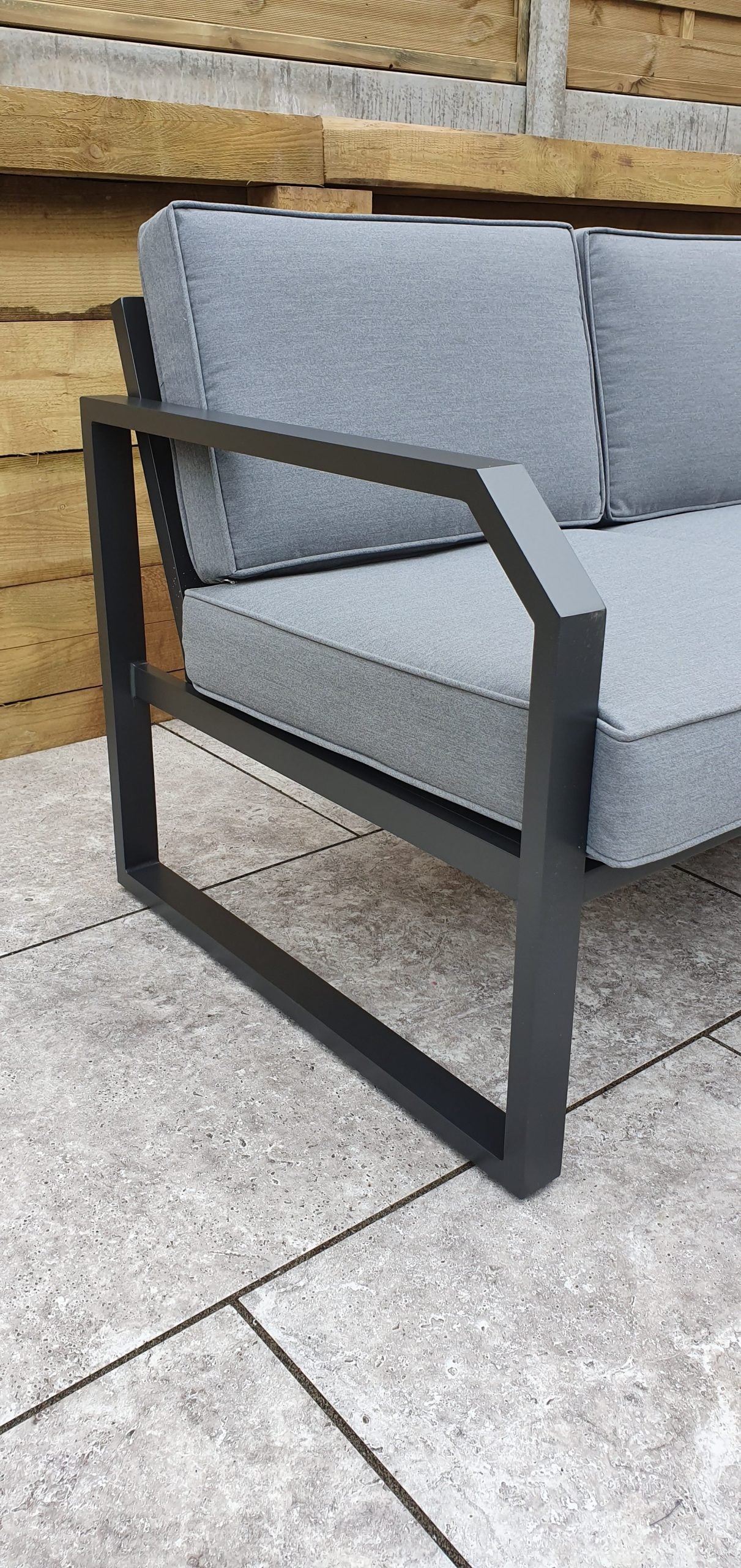 Rattan Aluminium Corner Sofa with Chair Set | Alarna | Alar0357