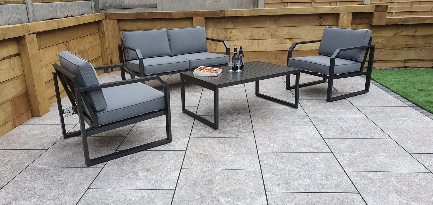 Rattan Aluminium 2 Seater Sofa Set | Alarna | Alar0358
