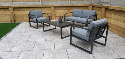 Rattan Aluminium 2 Seater Sofa Set | Alarna | Alar0358