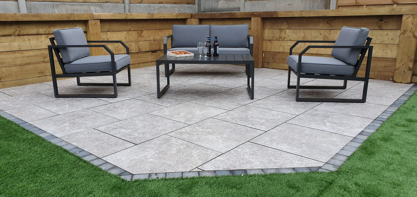 Rattan Aluminium 2 Seater Sofa Set | Alarna | Alar0358