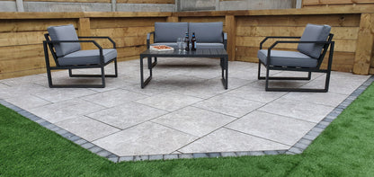 Rattan Aluminium 2 Seater Sofa Set | Alarna | Alar0358