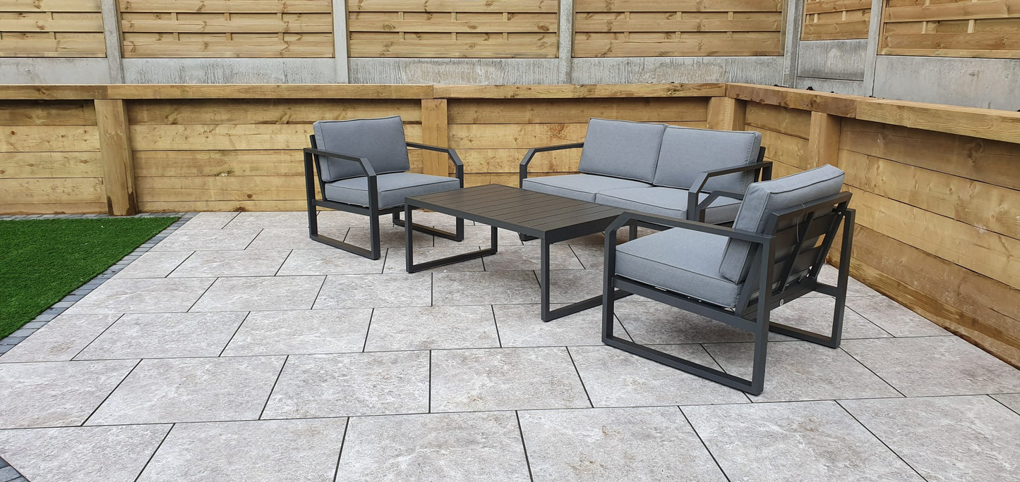 Rattan Aluminium 2 Seater Sofa Set | Alarna | Alar0358