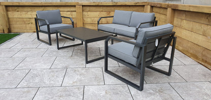 Rattan Aluminium 2 Seater Sofa Set | Alarna | Alar0358