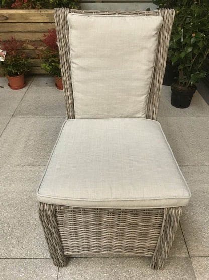 Rattan Rectangular Dining Table + 6 Chairs Set | Alexandra | Alex0205_0176_0177