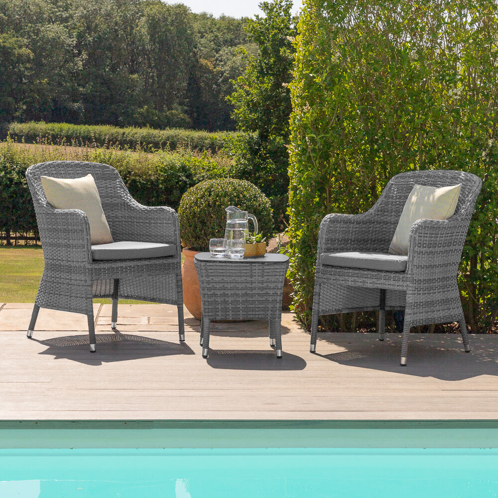 Homeflair - Santorini Rattan Bistro Set