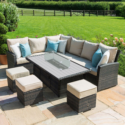 Homeflair - Kingston Corner Rattan Dining Set