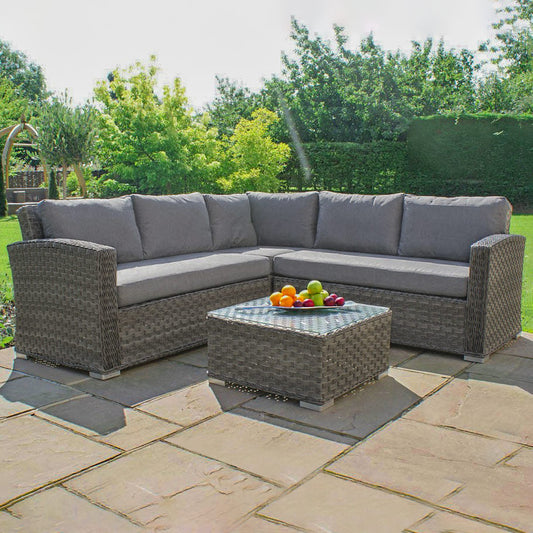 Homeflair – Victoria Small Rattan Corner Group