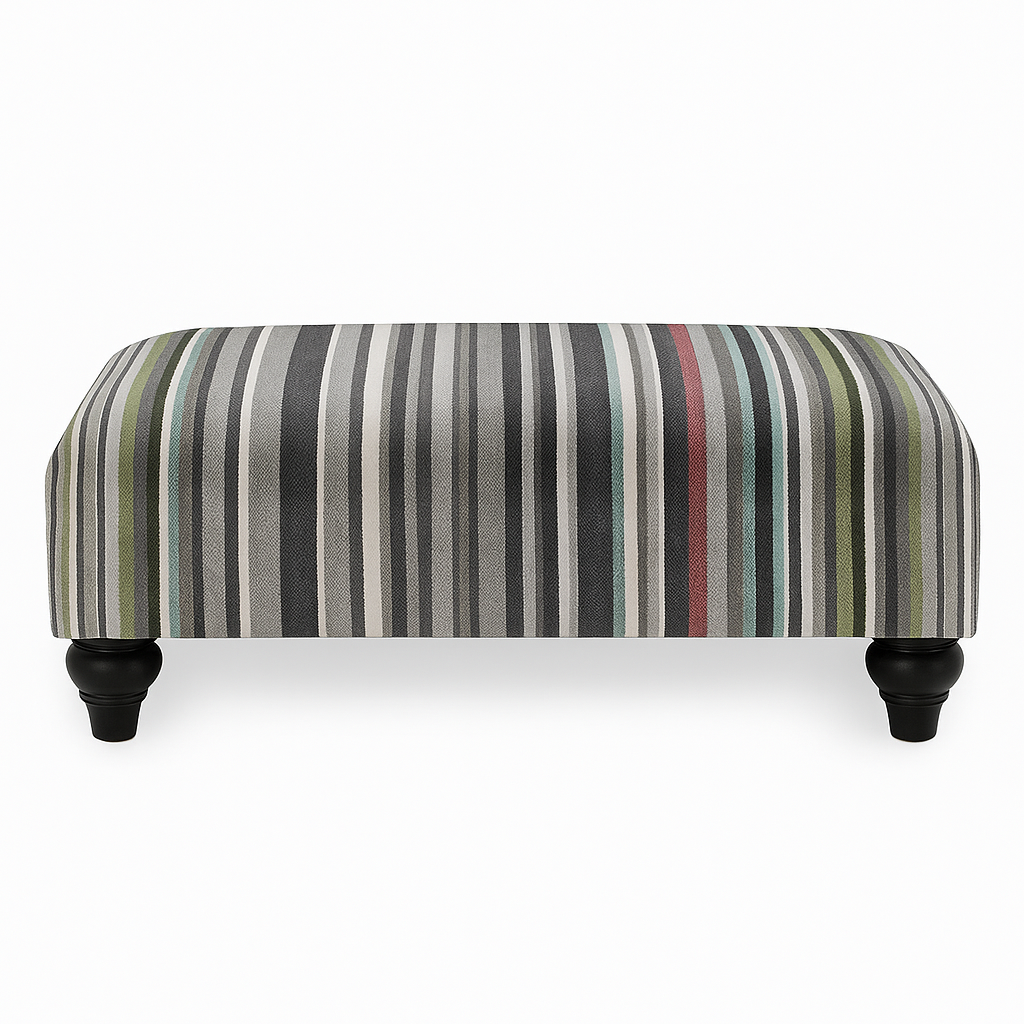 Red Rose Footstools