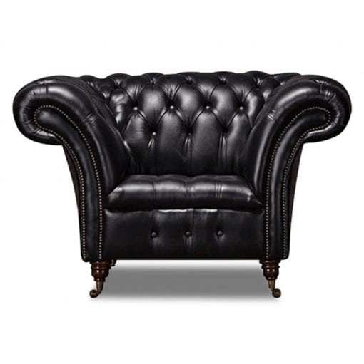 Collingwood Leather Chesterfield Armchair | Arnie