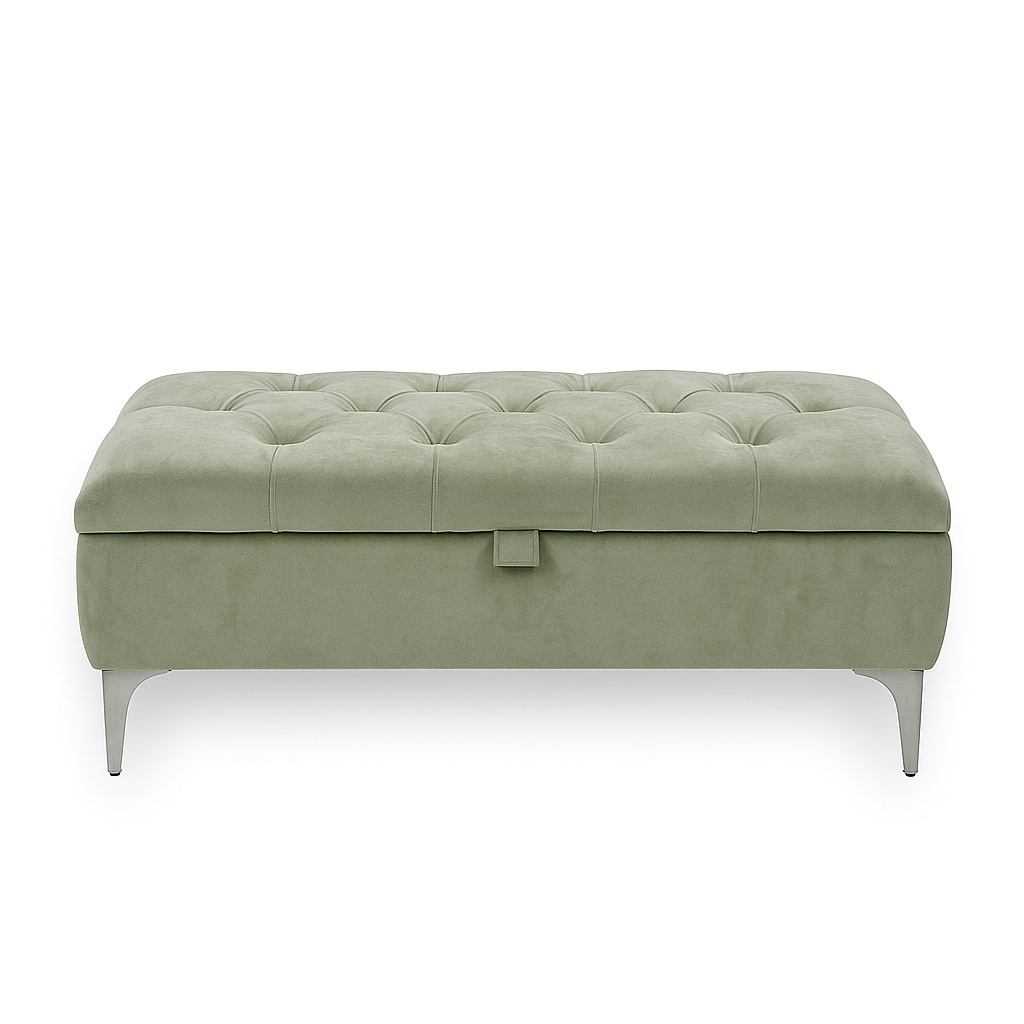 Red Rose Footstools