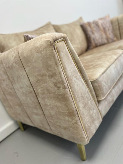 Modular Bespoke Vivo Fabric Sofa Collection | Red Rose