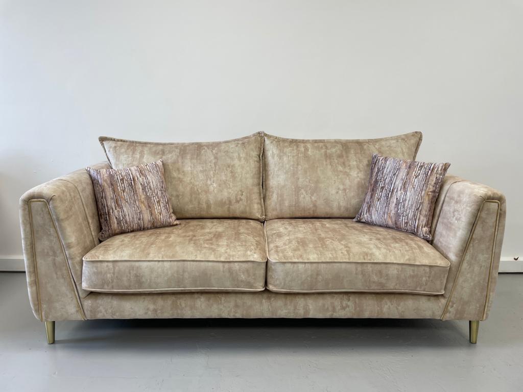 Modular Bespoke Vivo Fabric Sofa Collection | Red Rose