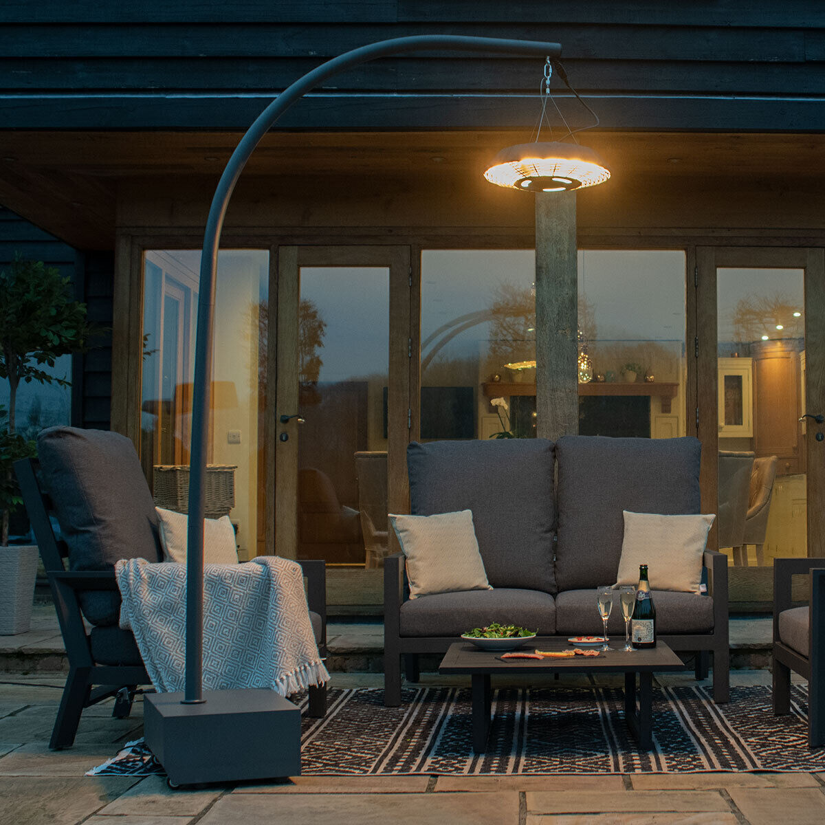 Homeflair -2000W Helio Overhang Electric Patio Heater