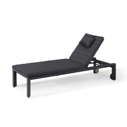 Homeflair - Manhattan Aluminium Sunlounger