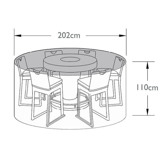 Homeflair -6 Seat Bar Set