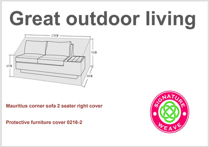 Rattan Protective Covers for Mauritius Corner Sofa | Cove0216
