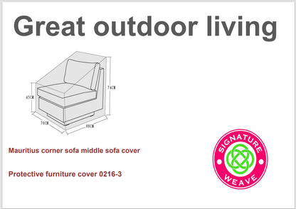Rattan Protective Covers for Mauritius Corner Sofa | Cove0216