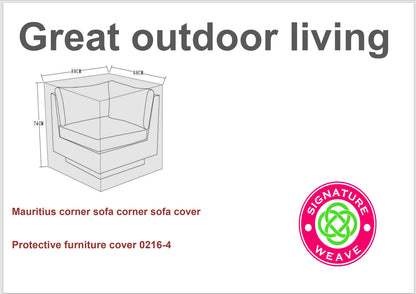 Rattan Protective Covers for Mauritius Corner Sofa | Cove0216
