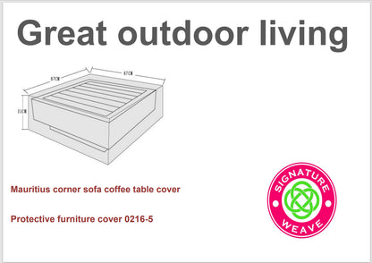 Rattan Protective Covers for Mauritius Corner Sofa | Cove0216