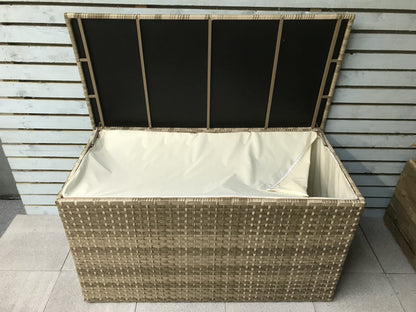 Rattan Medium Cushion Box in 3 Wicker Caramel Weave | Cush0101