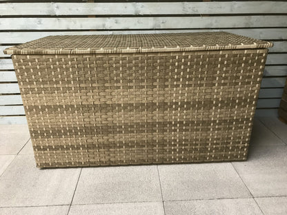 Rattan Medium Cushion Box in 3 Wicker Caramel Weave | Cush0101