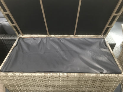 Rattan Medium Cushion Box in 3 Wicker Caramel Weave | Cush0101