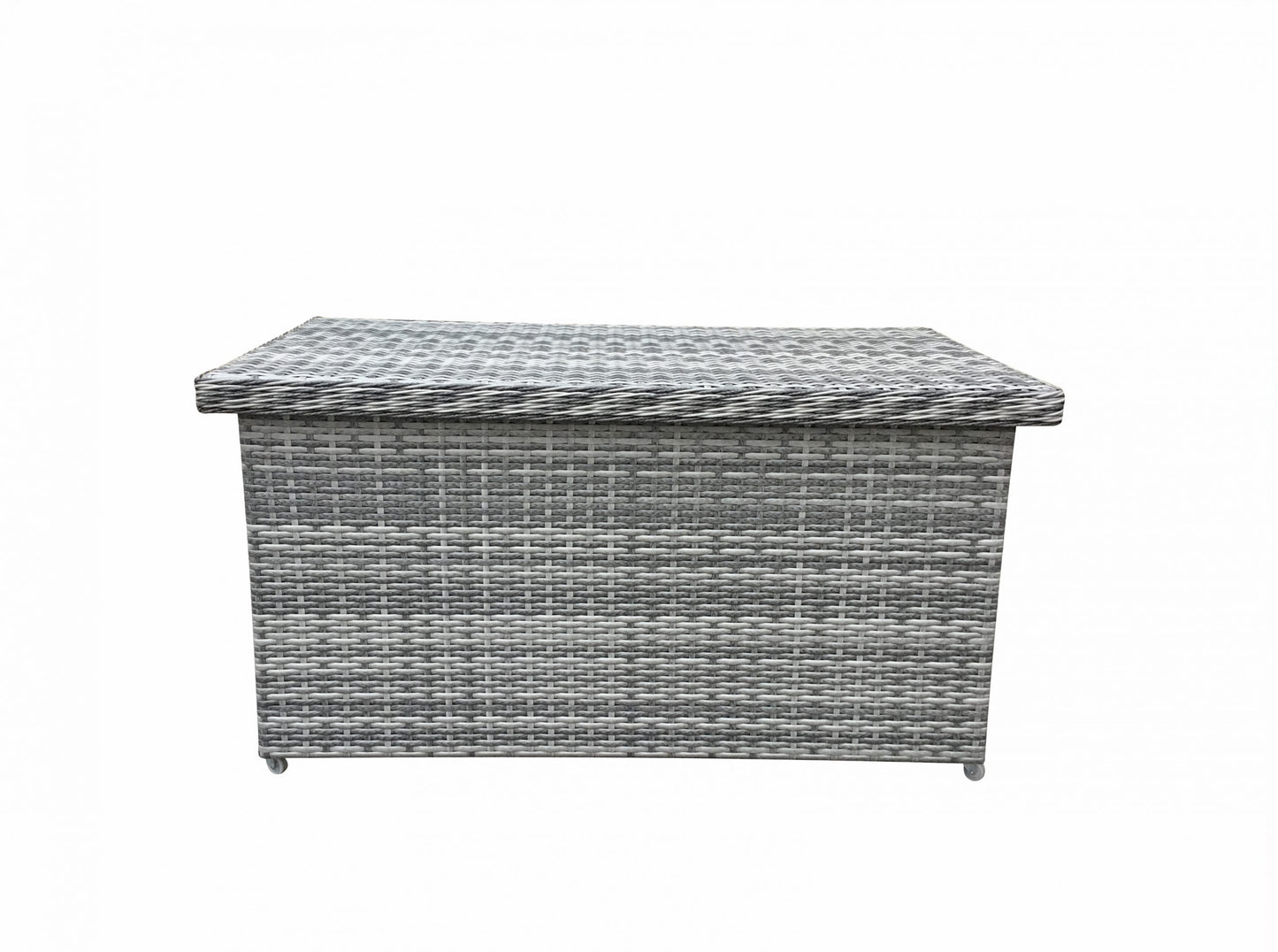 Rattan Large Cushion Box in 12mm Half Round Grey Weave | Cush0280