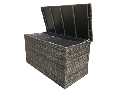 Rattan Cushion Box in 8mm Flat Grey Weave | Cush0304_Cush0305