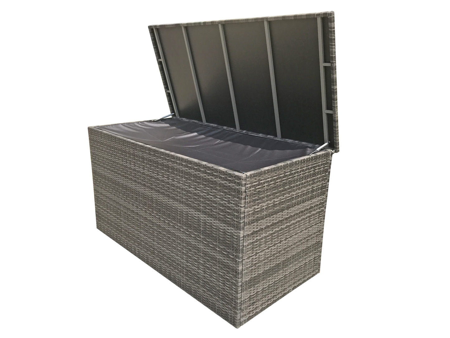 Rattan Cushion Box in 8mm Flat Grey Weave | Cush0304_Cush0305