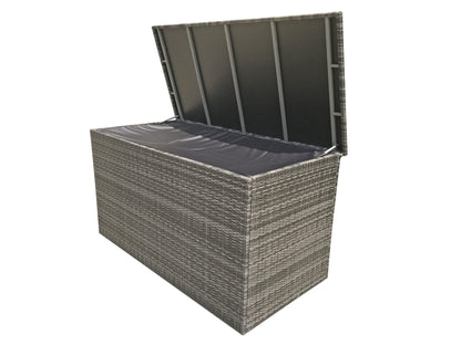 Rattan Cushion Box in 8mm Flat Grey Weave | Cush0304_Cush0305