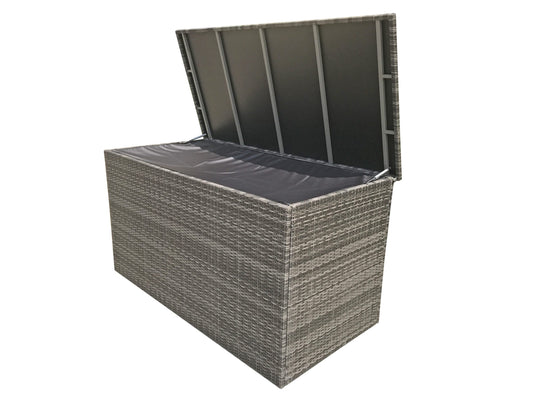 Rattan Cushion Box in 8mm Flat Grey Weave | Cush0304_Cush0305