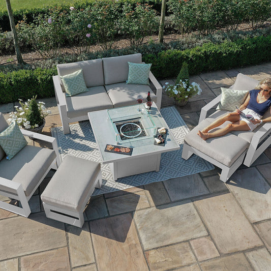 Homeflair -Amalfi 2 Seat Aluminium Sofa Set