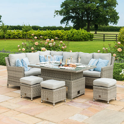 Homeflair - Oxford Rattan Corner Dining Set
