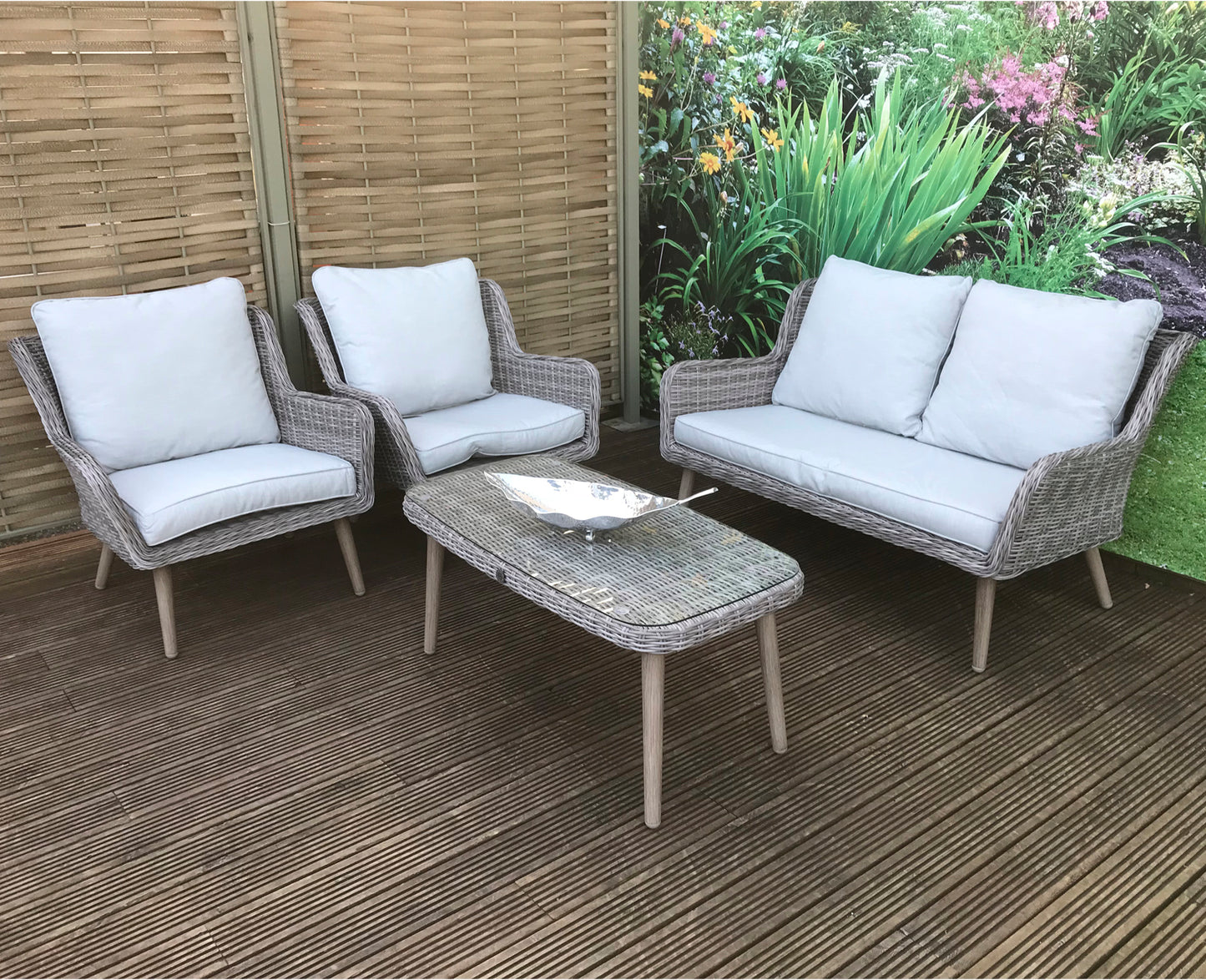 Rattan Danielle 4 Seater Dining Sofa Set Danielle | Dani0158