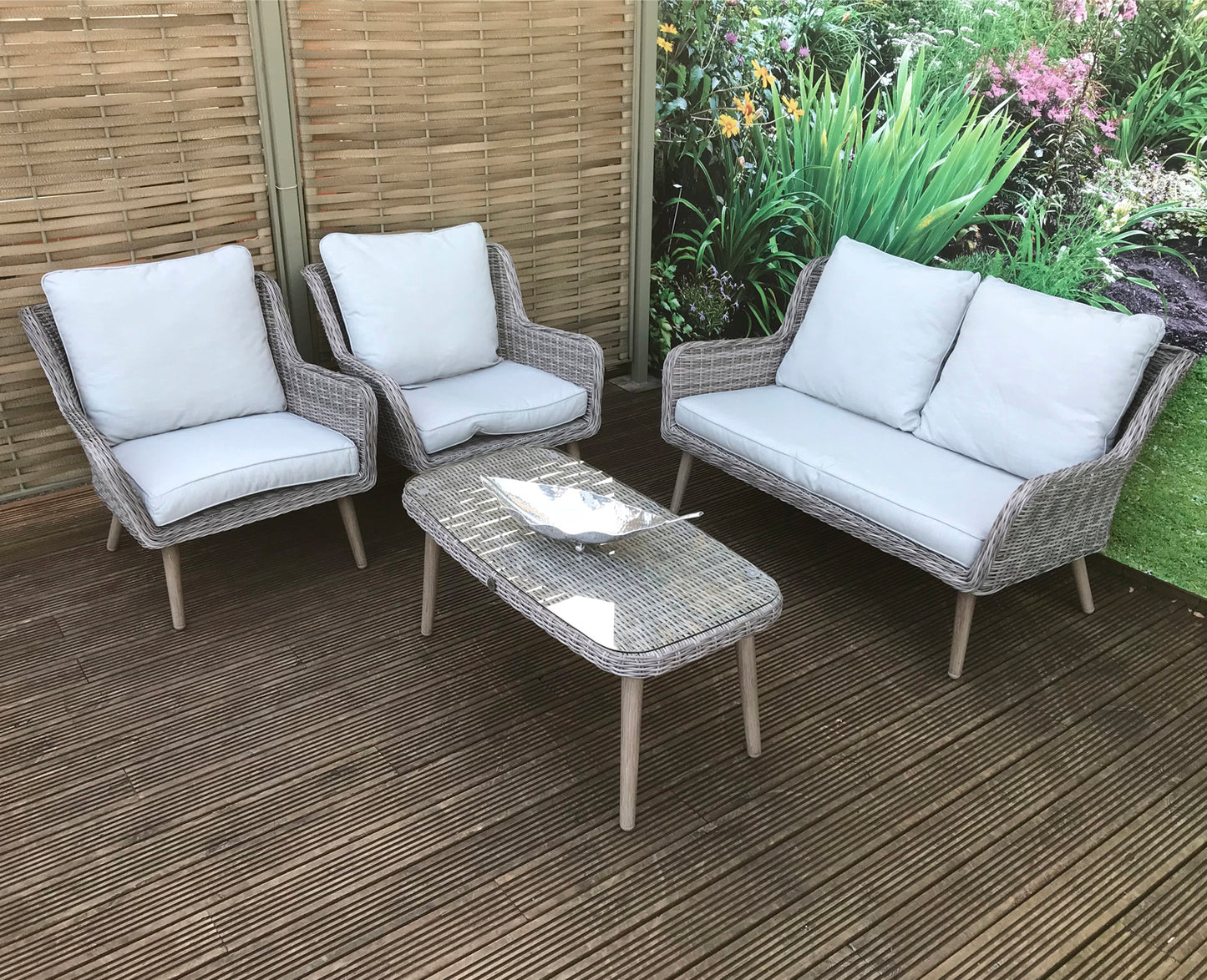 Rattan Danielle 4 Seater Dining Sofa Set Danielle | Dani0158