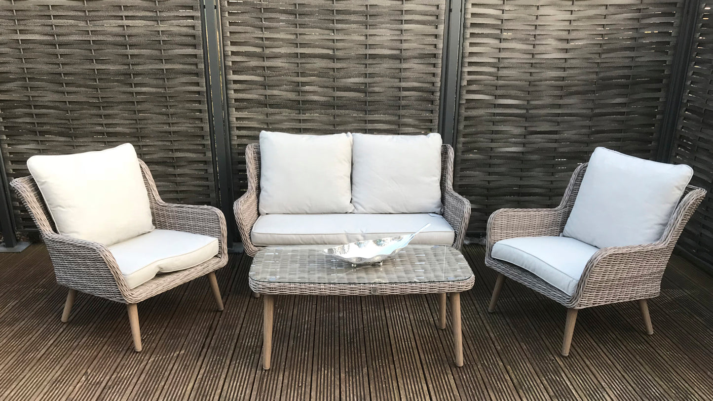 Rattan Danielle 4  Seater Dining Sofa Set Danielle | Dani0158