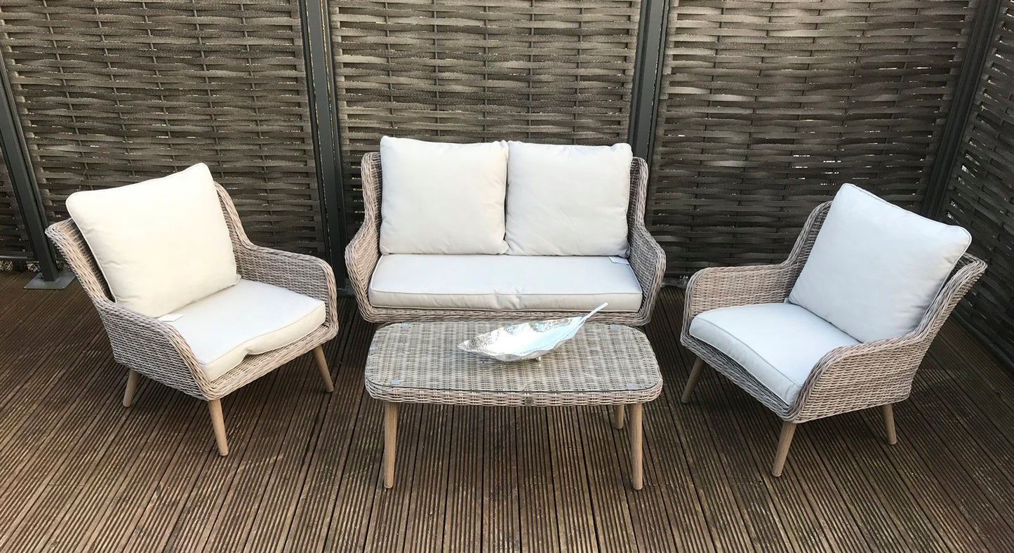 Rattan Danielle 4  Seater Dining Sofa Set Danielle | Dani0158