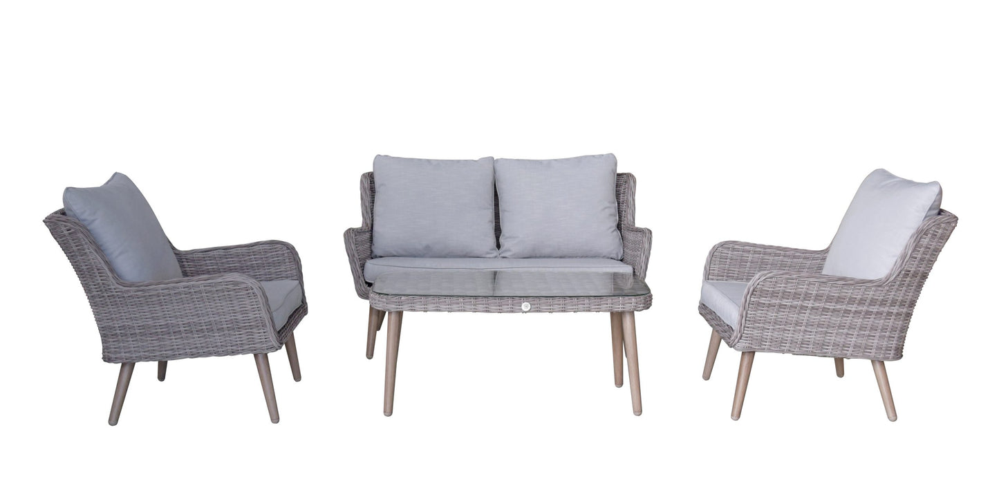 Rattan Danielle 4 Seater Dining Sofa Set Danielle | Dani0158