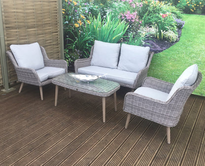 Rattan Danielle 4 Seater Dining Sofa Set Danielle | Dani0158