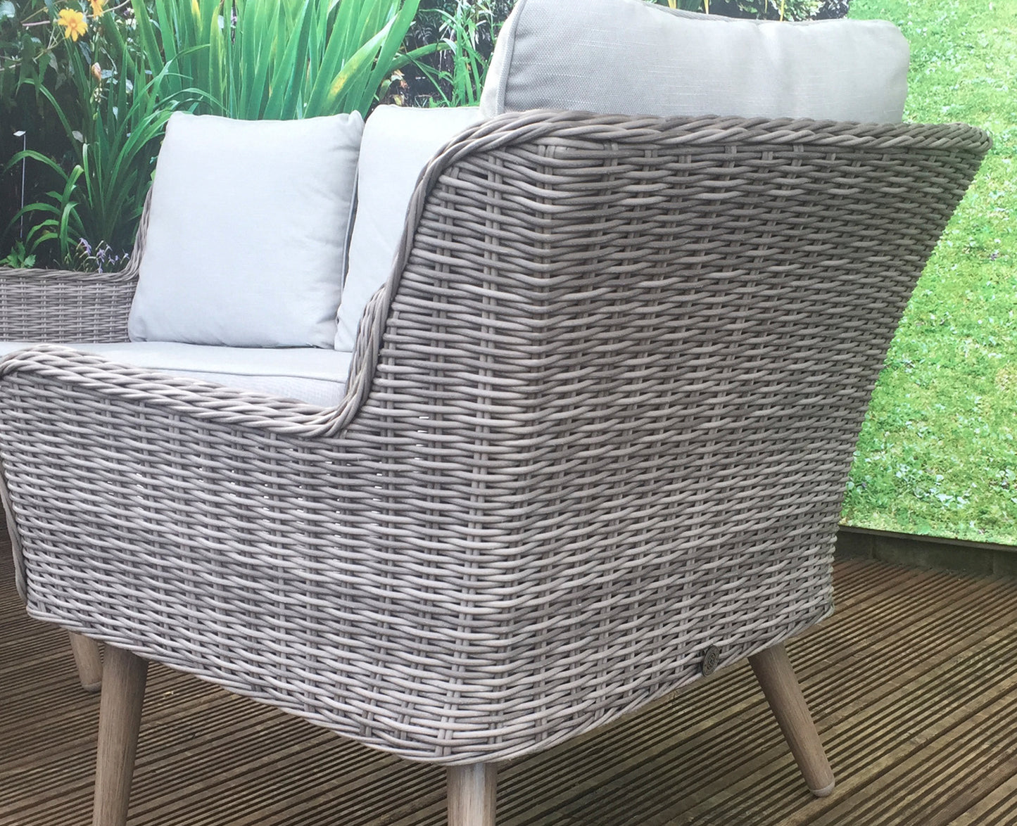 Rattan Danielle 4 Seater Dining Sofa Set Danielle | Dani0158