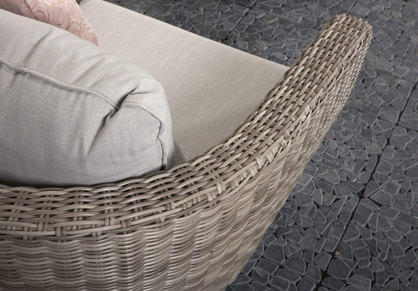 Rattan 5 Seater Sofa Set in Fine Grey | Danielle | Dani0159