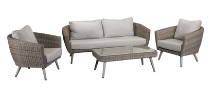 Rattan 5 Seater Sofa Set in Fine Grey | Danielle | Dani0159