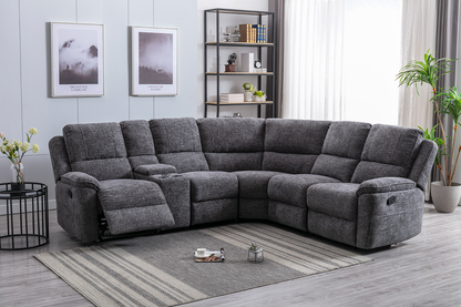 Danielle Manual Recliner Corner Sofa | Exclusive