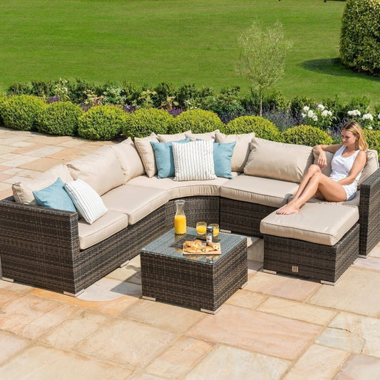 Homeflair - Barcelona Rattan Corner Group