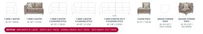 Red Rose Mayfair Sofa  Range