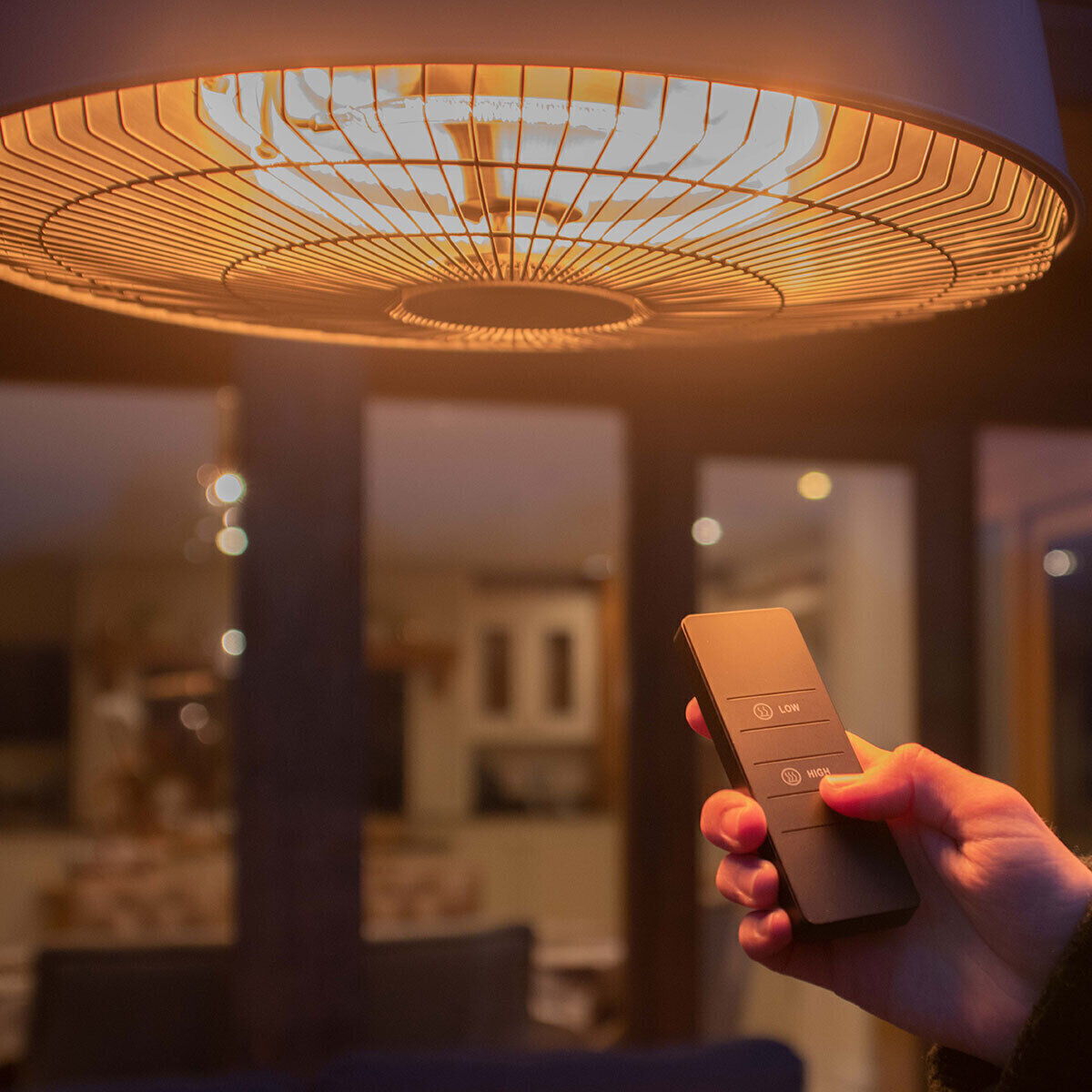 Homeflair -2100W Aurora Pendant Hanging Electric Patio Heater