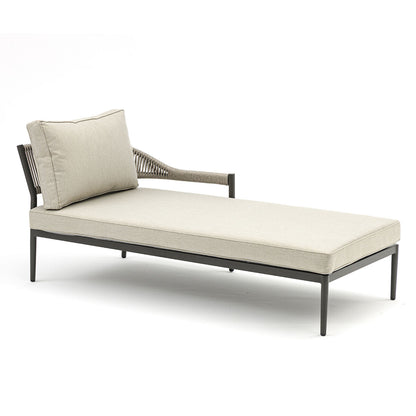 Homeflair - Roma Rope Weave Sunlounger Set
