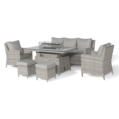Homeflair - Oxford Sofa Rattan Dining Set