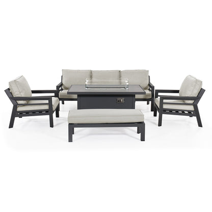 Homeflair - New York 3 Seat Aluminium Sofa Set
