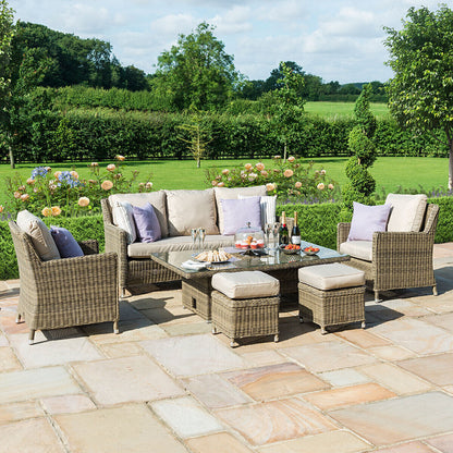 Homeflair - Winchester Sofa Rattan Dining Set